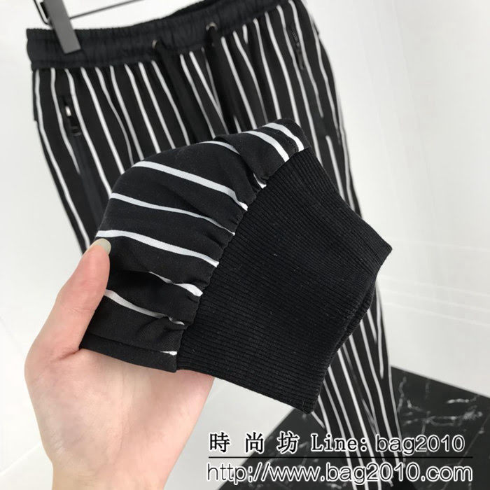 DＧ杜嘉班納 18秋冬新款 黑白條紋棒球風 衛衣套裝 男女同款 ydi1052
